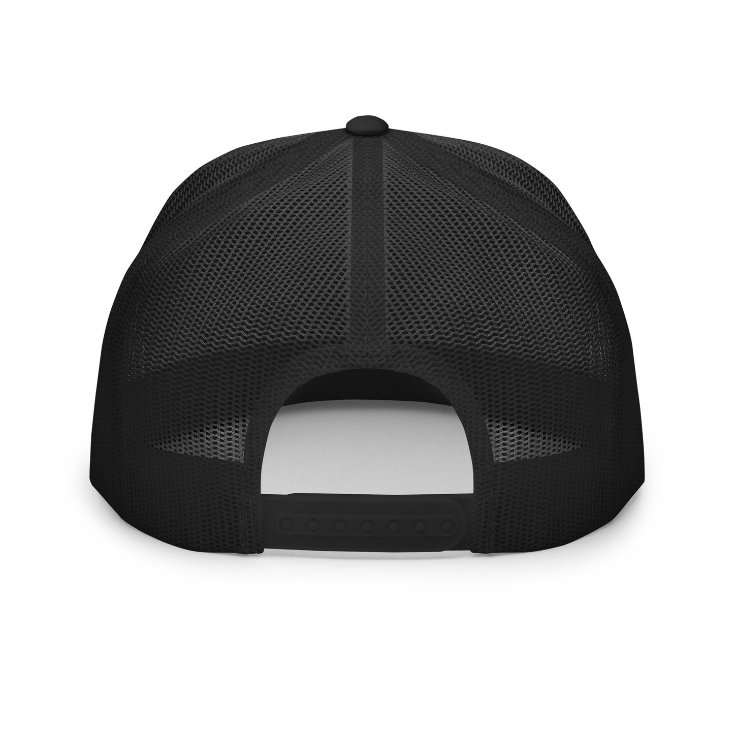 Embroidered Trucker Cap - Red/Blk Logo