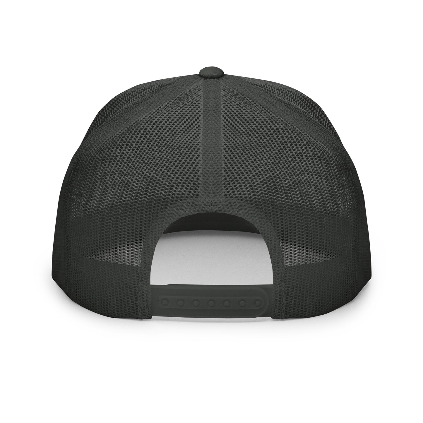 Embroidered Trucker Cap - Red/Blk Logo