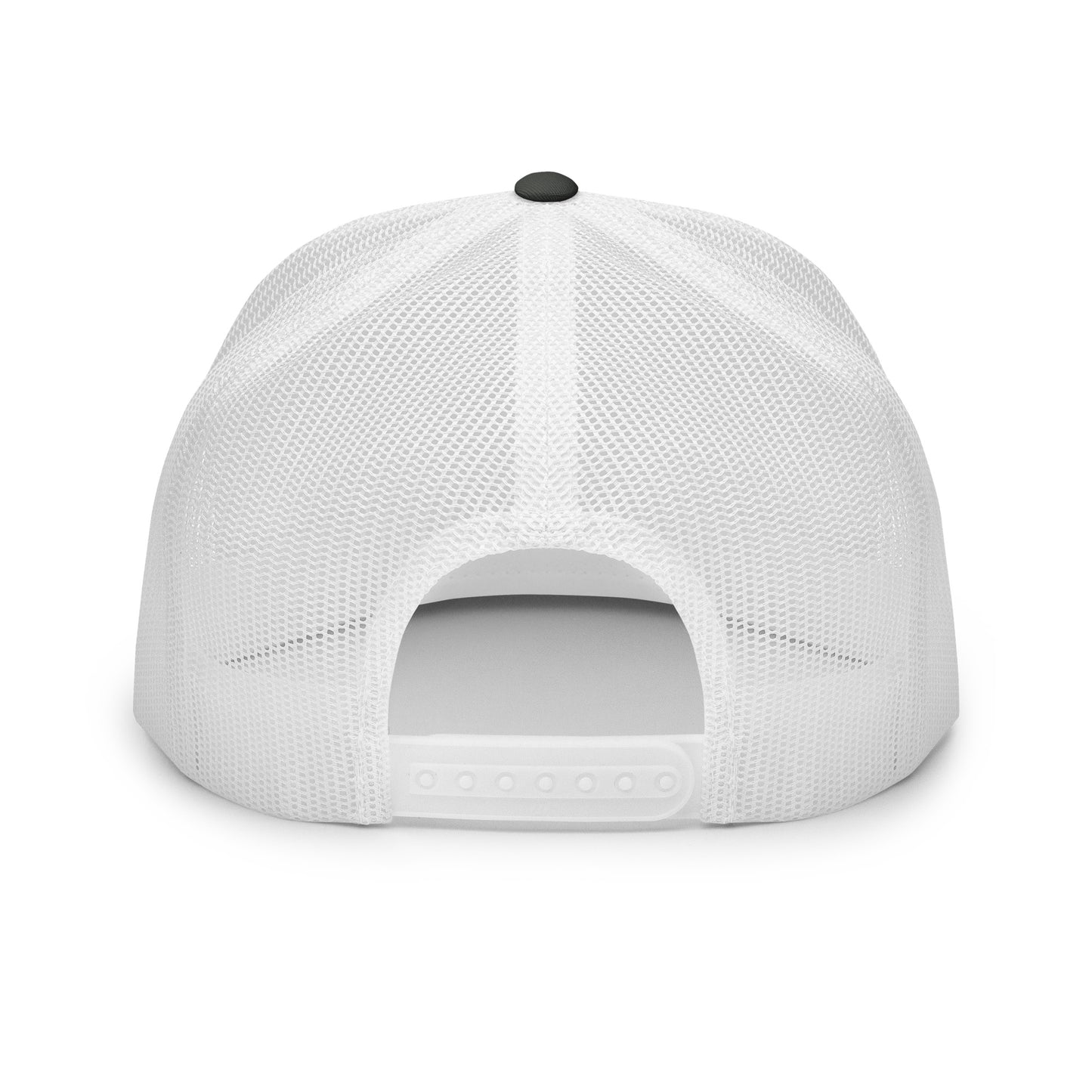 Embroidered Trucker Cap - Red/Blk Logo