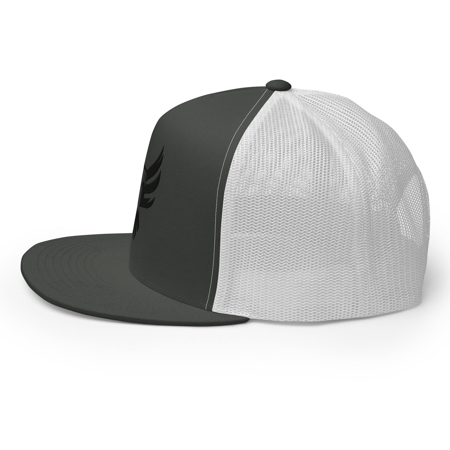 Embroidered Trucker Cap - Red/Blk Logo