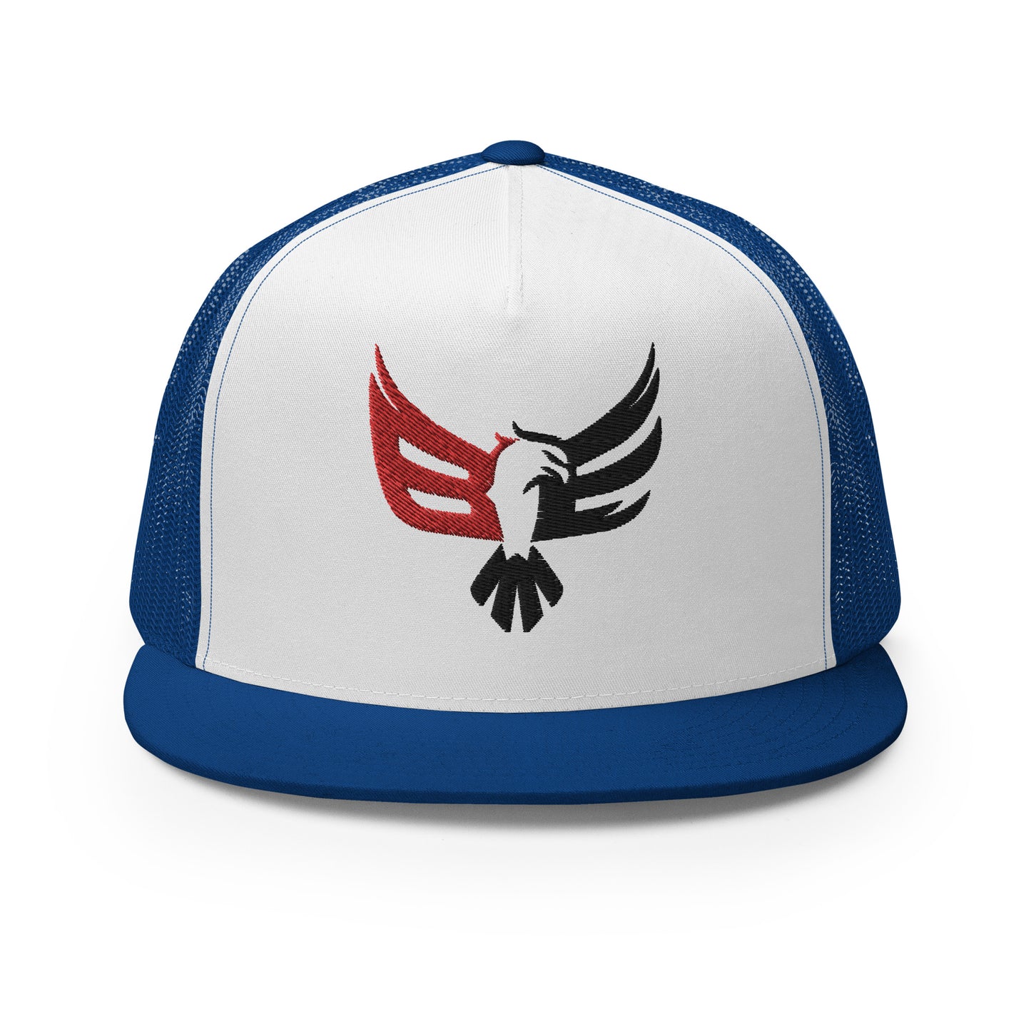 Embroidered Trucker Cap - Red/Blk Logo