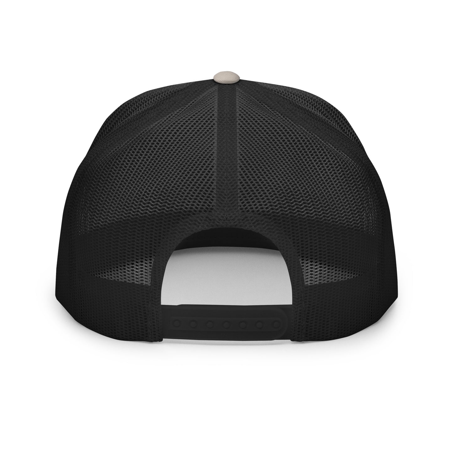 Embroidered Trucker Cap - Red/Blk Logo