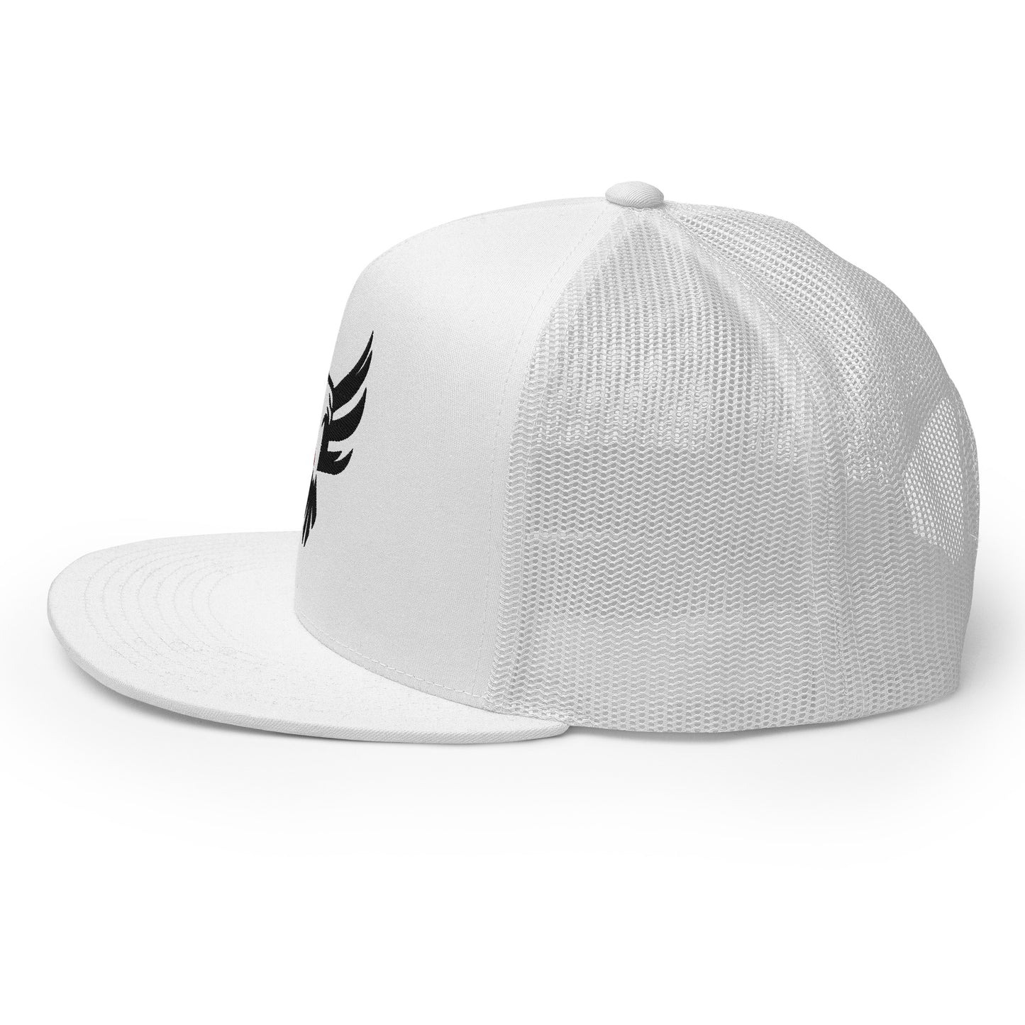 Embroidered Trucker Cap - Red/Blk Logo