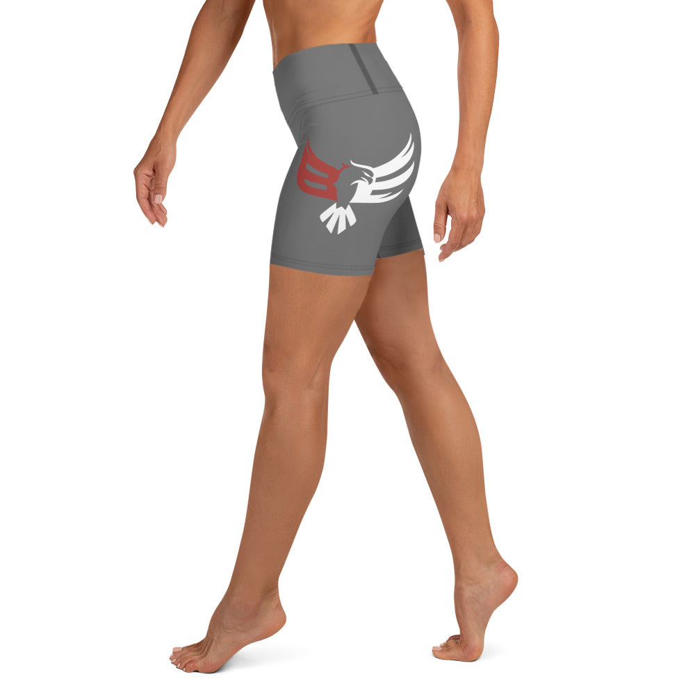 Black Eagle Fitness - Charcoal - Red/Wht Logo