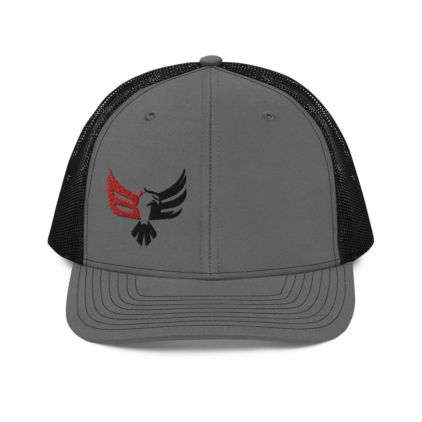 Trucker Cap - Embroidered Red/Blk Logo