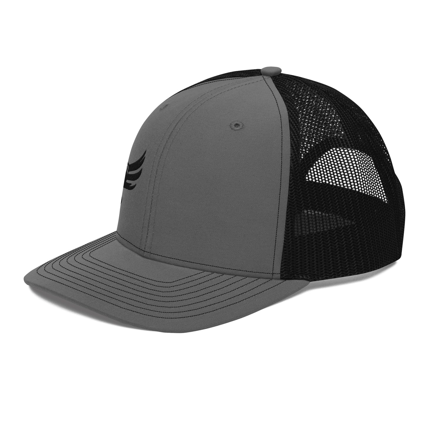 Trucker Cap - Embroidered Red/Blk Logo