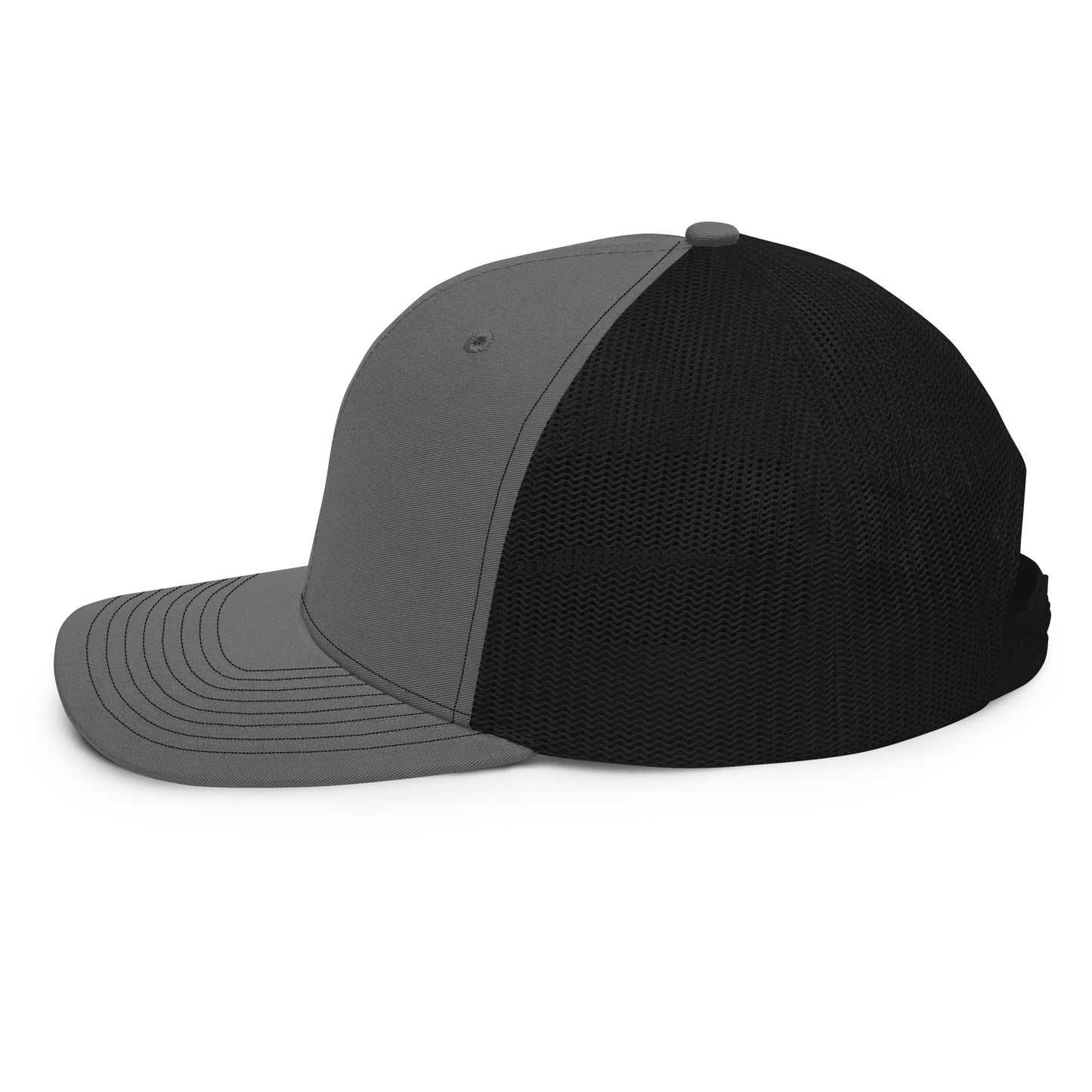 Embroidered Trucker Cap - Red/Blk Logo
