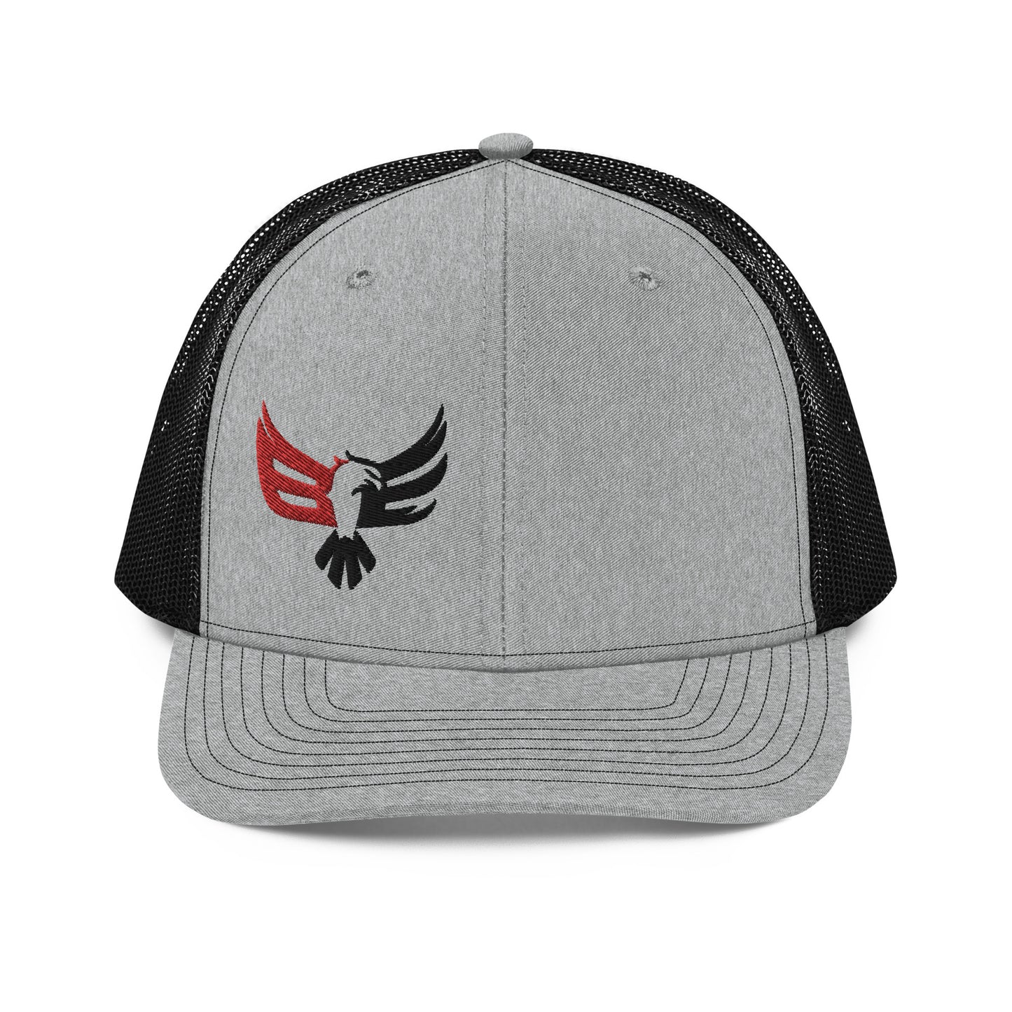 Trucker Cap - Embroidered Red/Blk Logo