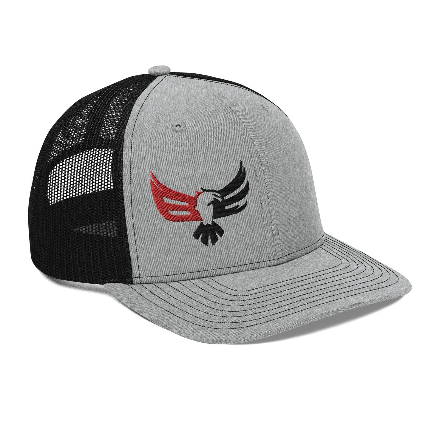 Trucker Cap - Embroidered Red/Blk Logo