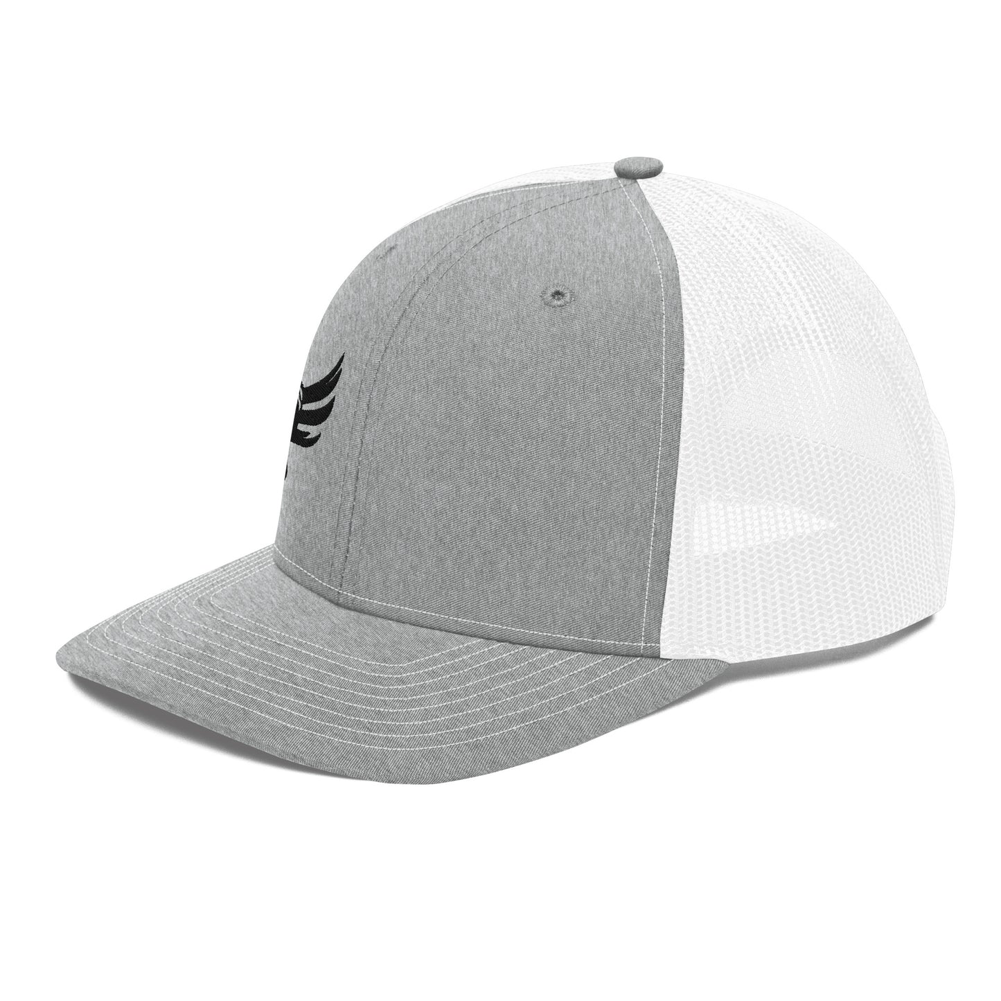Trucker Cap - Embroidered Red/Blk Logo
