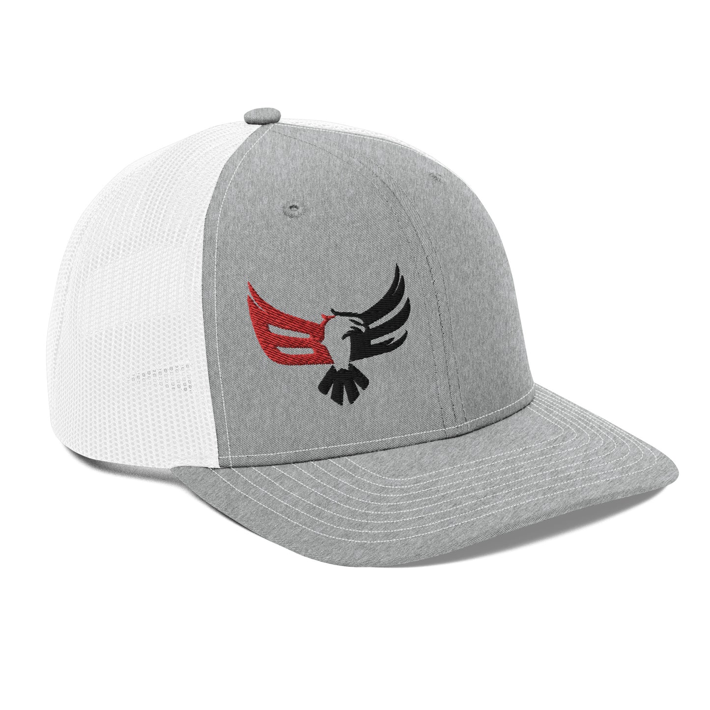 Trucker Cap - Embroidered Red/Blk Logo