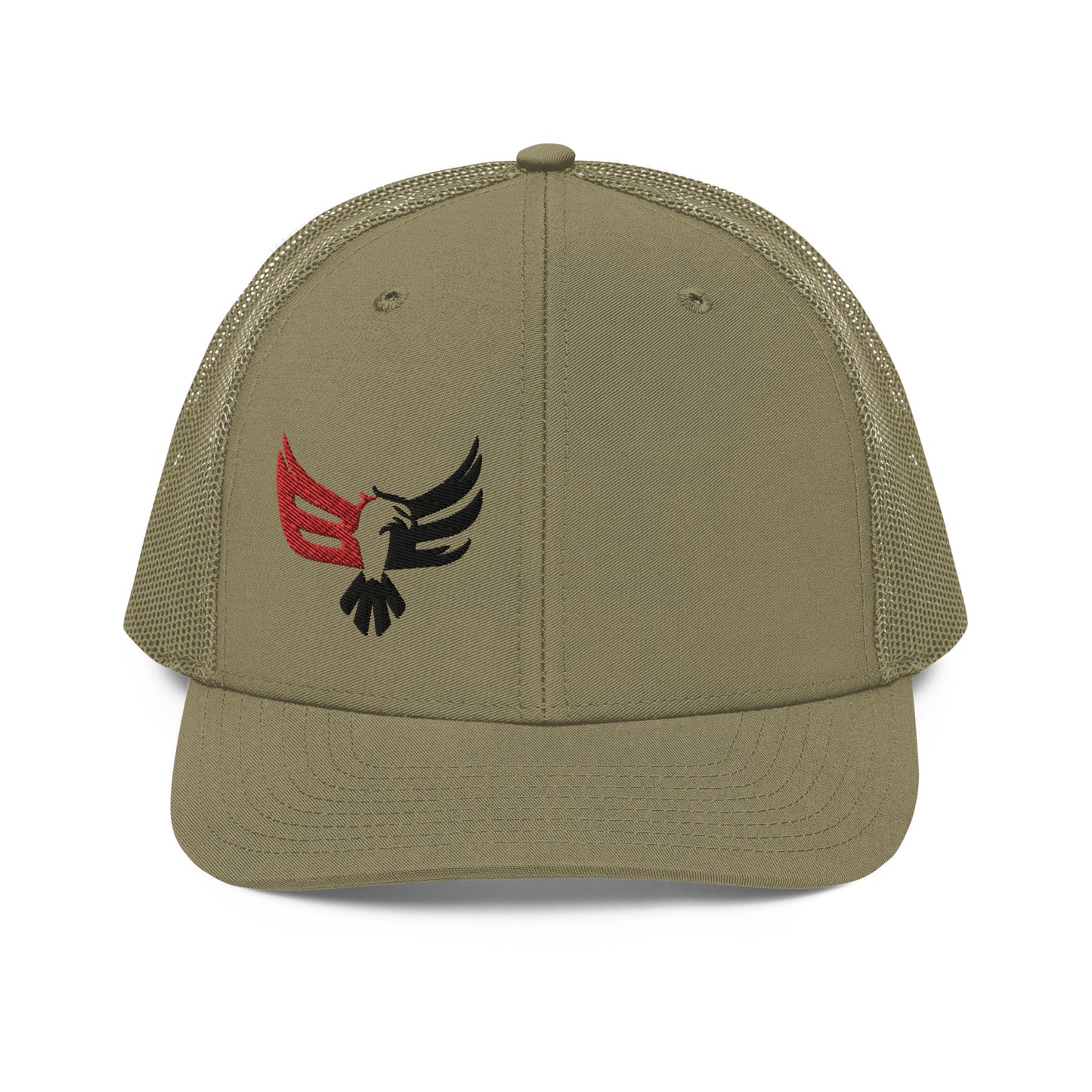 Trucker Cap - Embroidered Red/Blk Logo