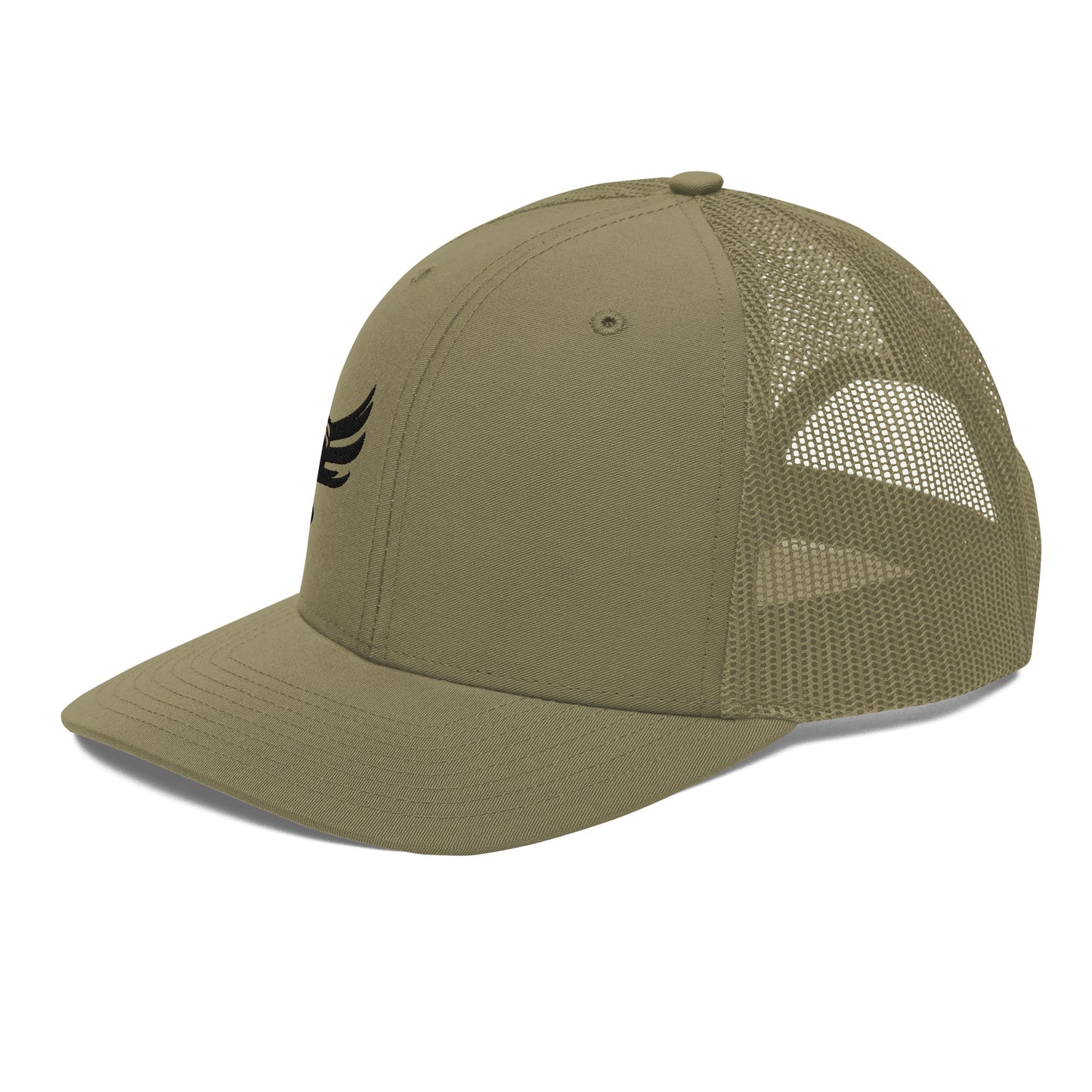 Embroidered Trucker Cap - Red/Blk Logo