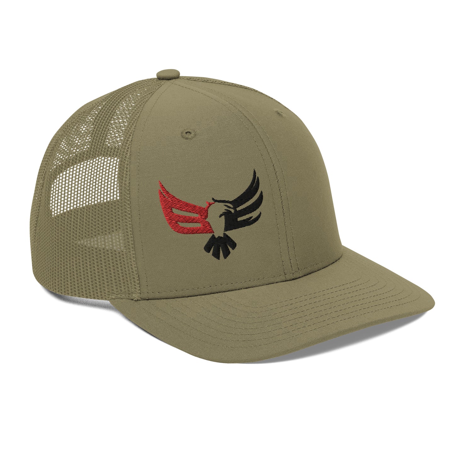 Trucker Cap - Embroidered Red/Blk Logo