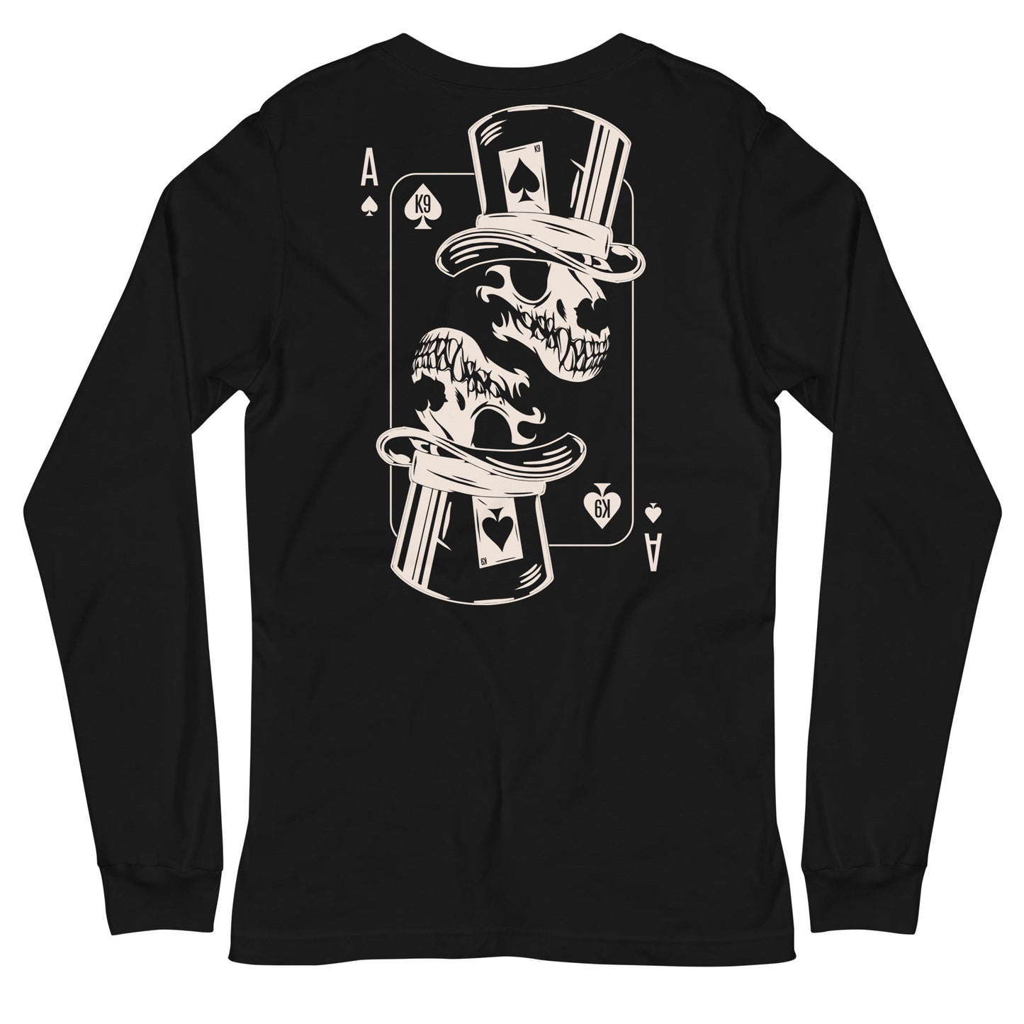 K9 ACE OF SPADES (TOPHAT) LONG SLEEVE